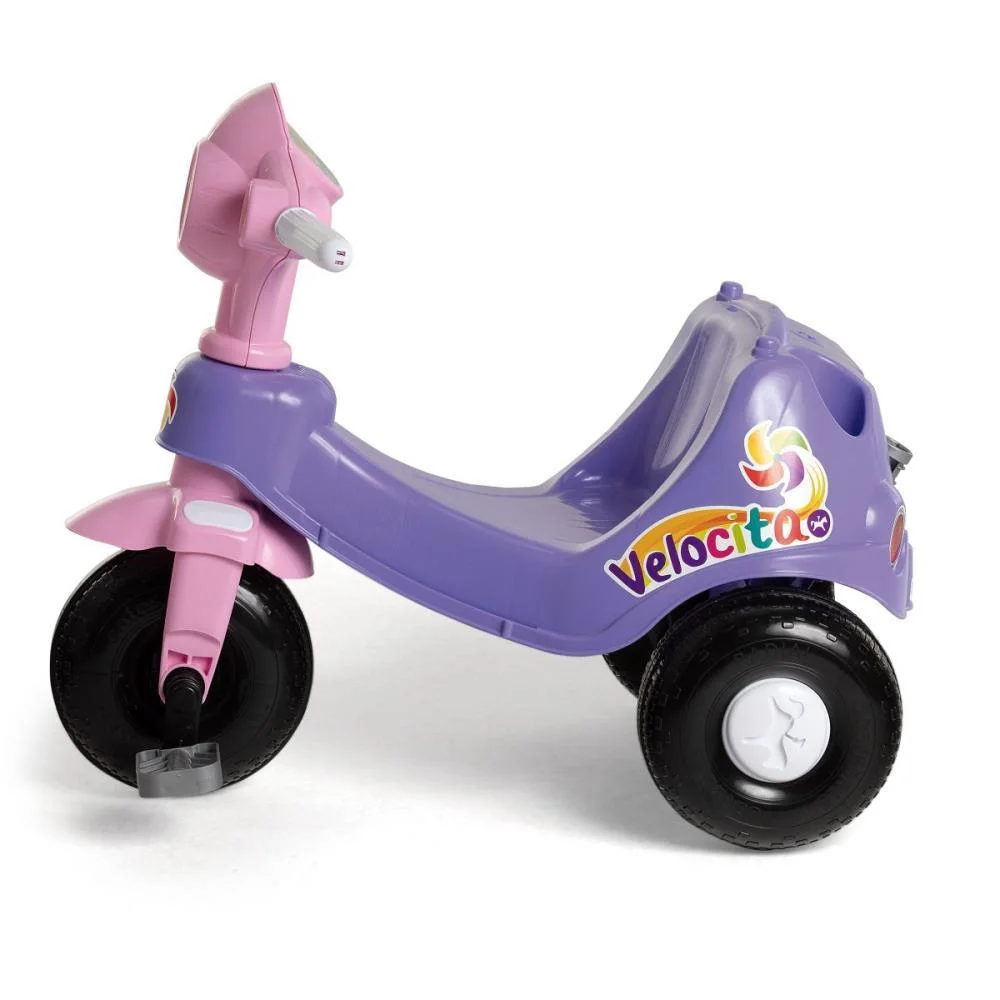 Veiculo Para Bebe Velocita Lilas 2 Em 1 C/Som Calesita - imagem 6