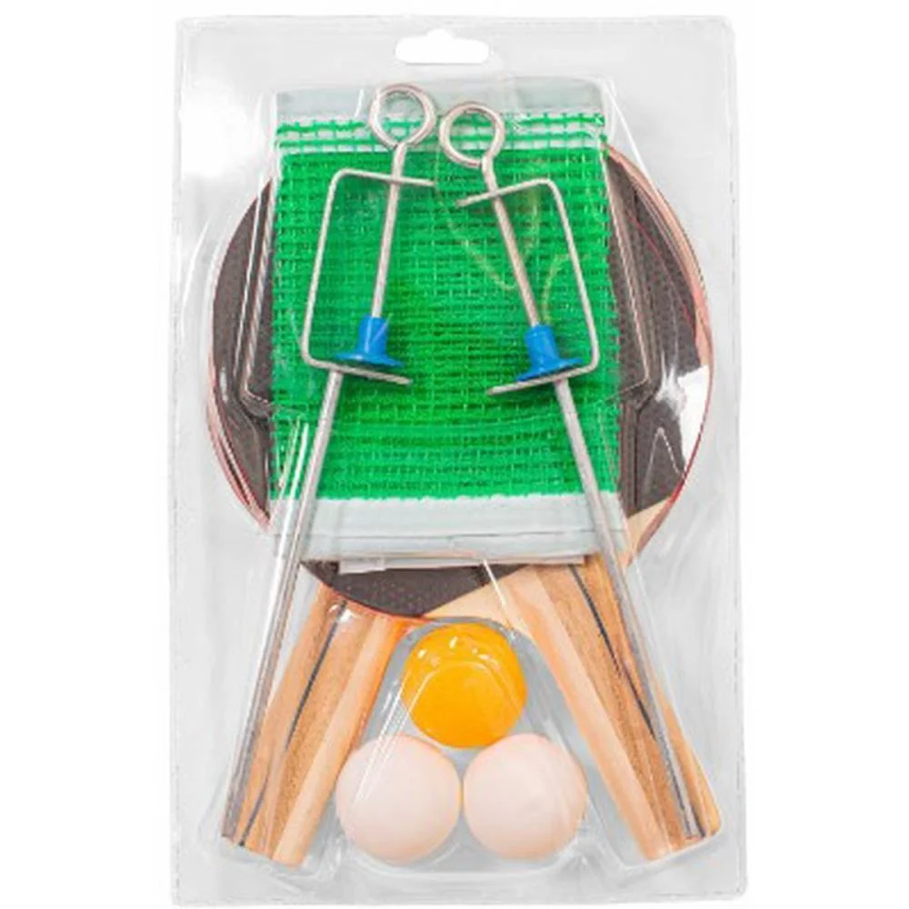 Raquete Para Ping Pong Conj. Raquete+3Bolas+Suporte Poker - imagem 4
