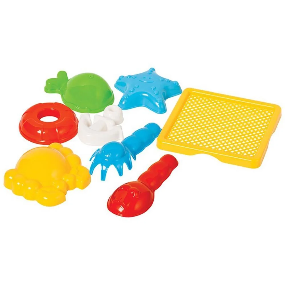 Baldinho De Praia Menino Com Moldes E Pa Merco Toys - imagem 4