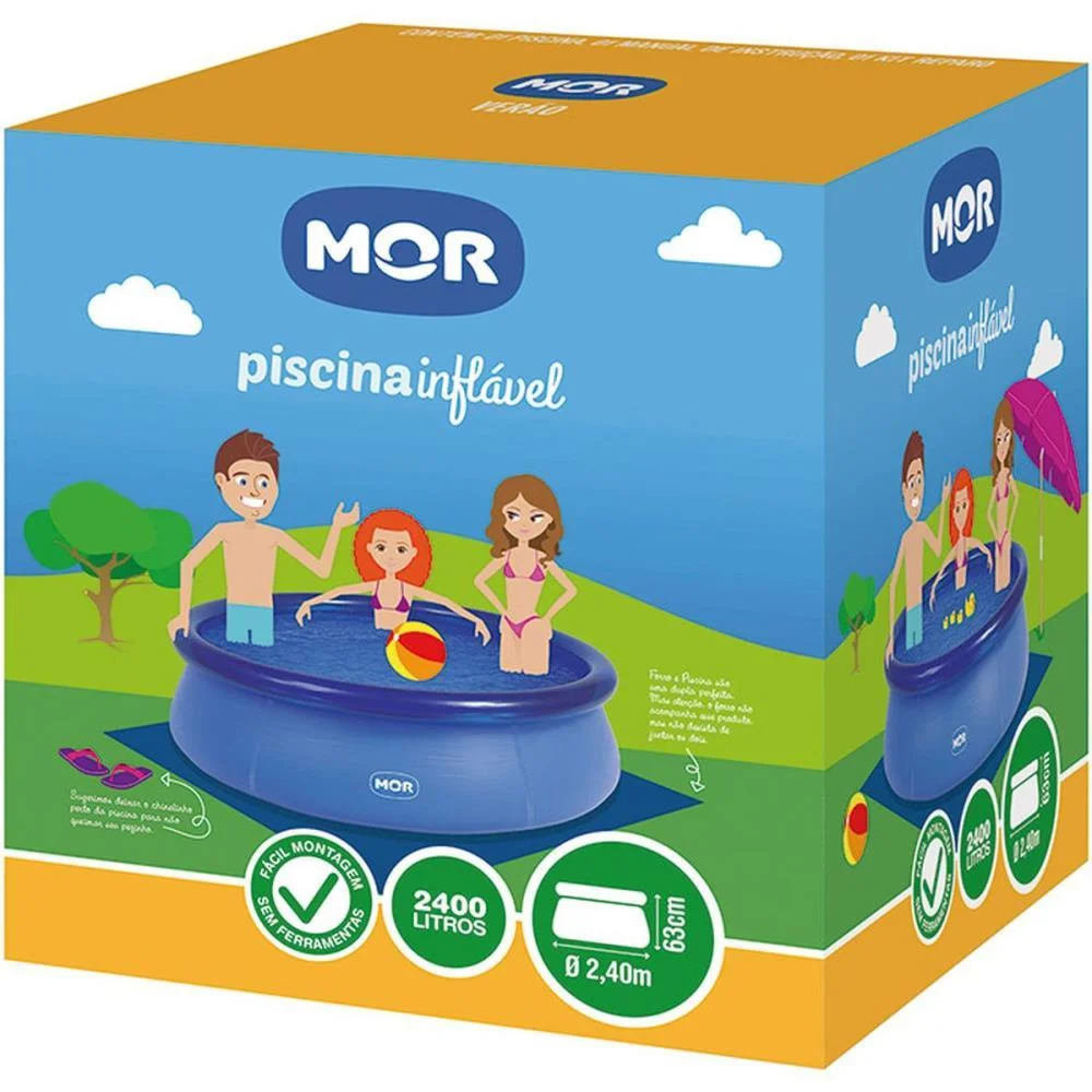 Piscina 2400L Redonda Splash Fun Mor - imagem 5