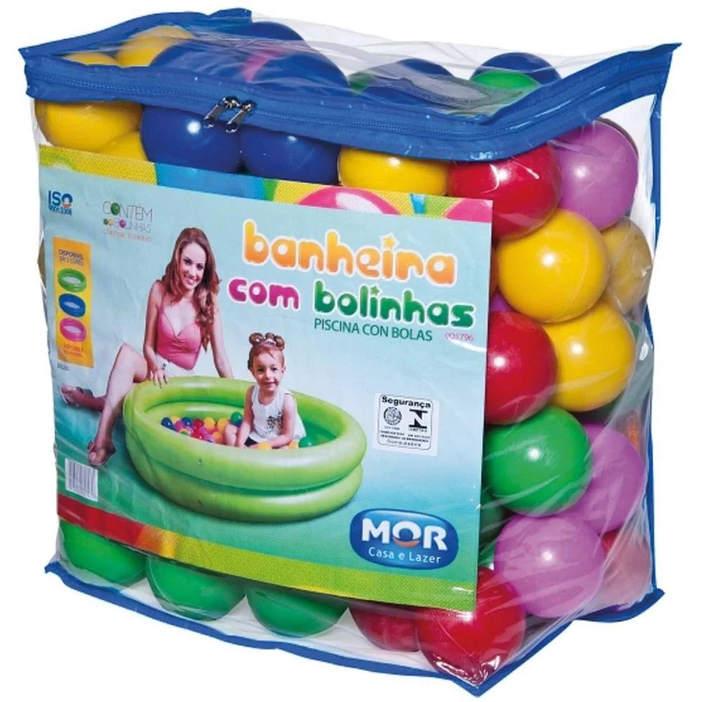 Piscina De Bolinhas 130L Lisa 100 Bolinhas Mor - imagem 8