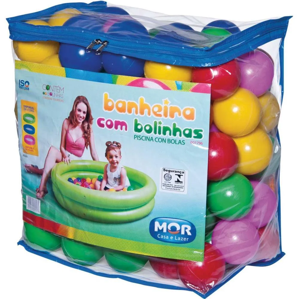 Piscina De Bolinhas 130L Lisa 100 Bolinhas Mor - imagem 9