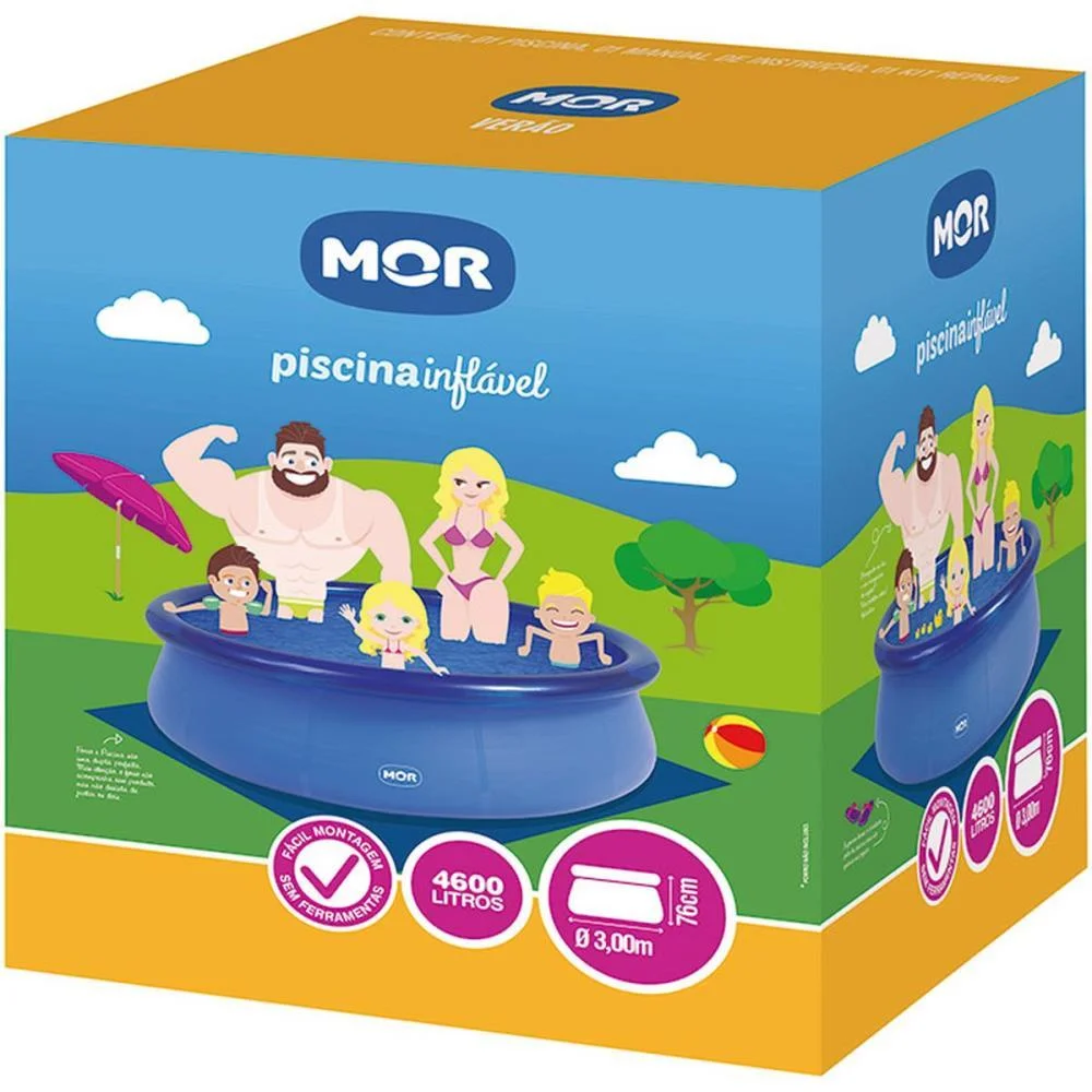 Piscina 4600L Redonda Splash Fun Mor - imagem 5