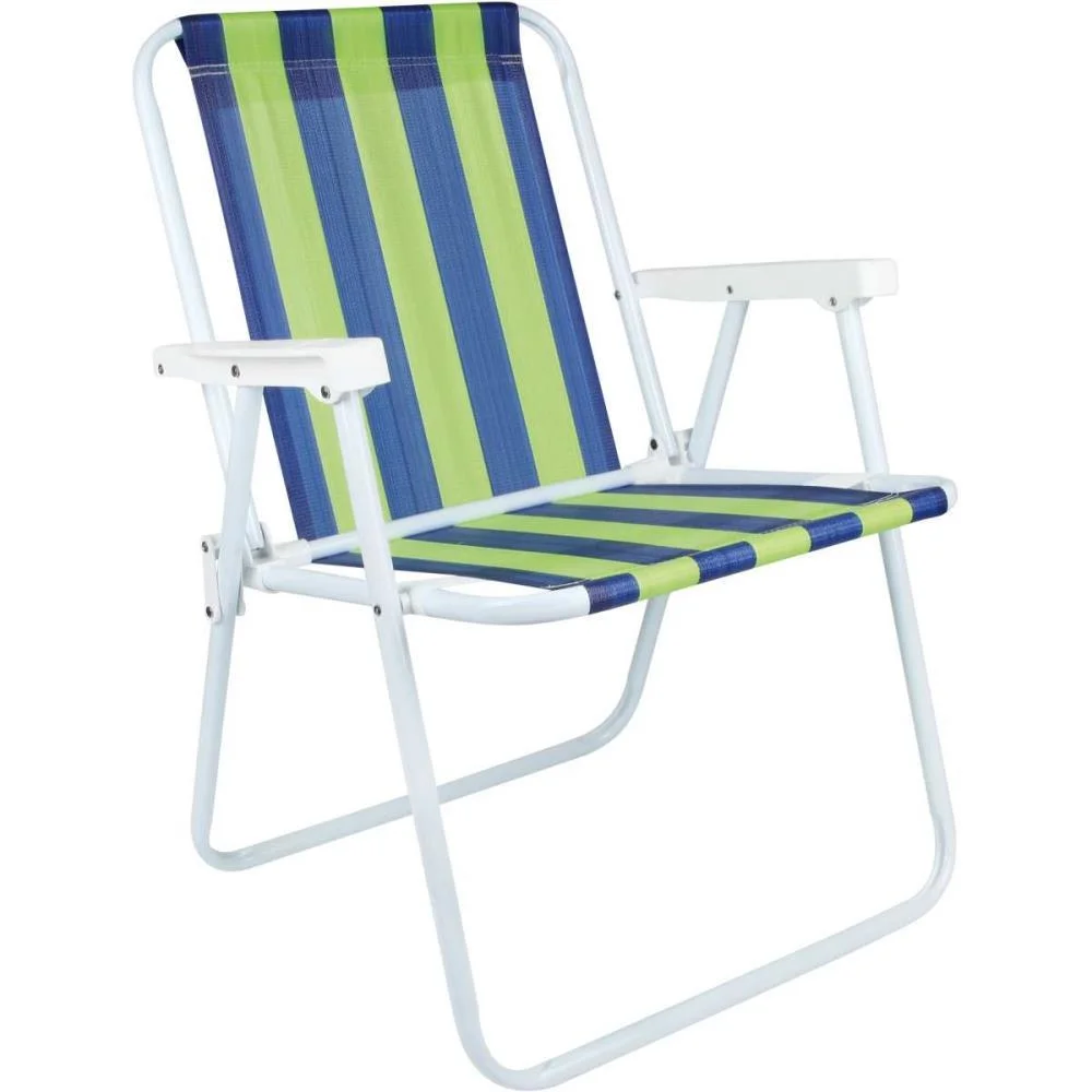 Cadeira P/Piscina/Praia Alta De Aco 53X54X72 Sortida Mor - imagem 2