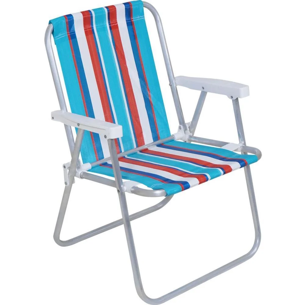 Cadeira P/Piscina/Praia Alta De Aluminio 54X54X70 Bel - imagem 11