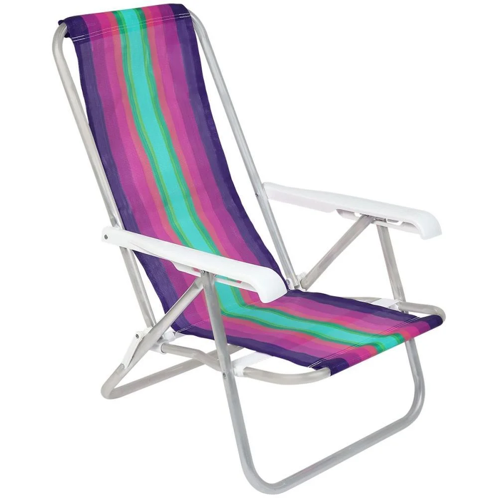 Cadeira P/Piscina/Praia Reclinavel 4Posiçoes 73X54X84 Bel - imagem 12