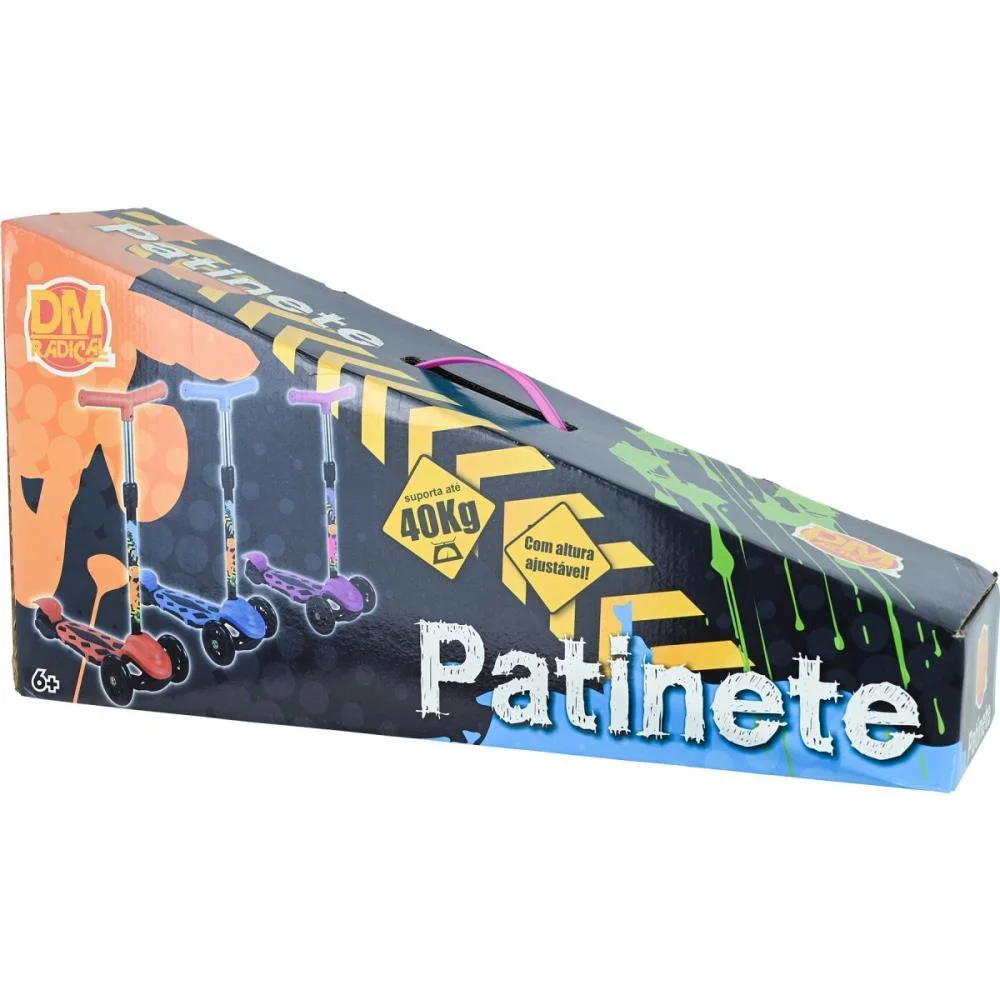 Patinete Radical Power Pink Dm Toys - imagem 4