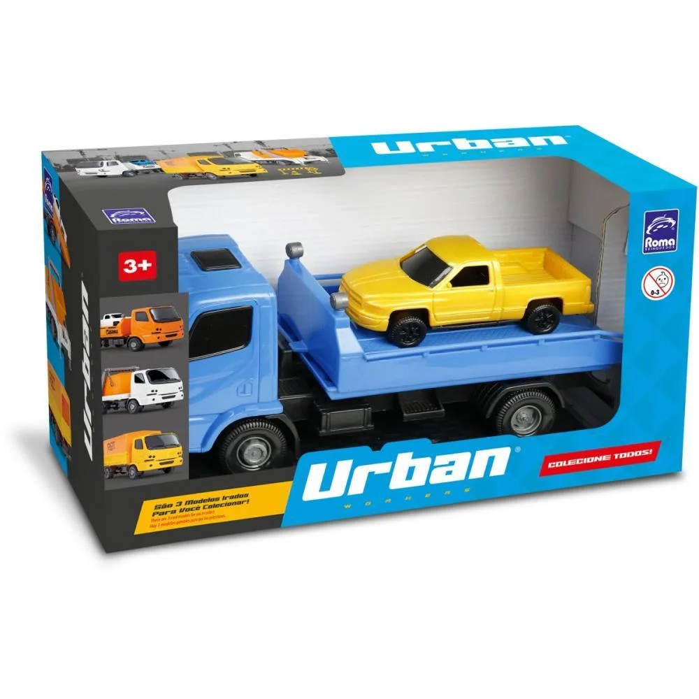 Caminhao Urban Guincho C/Carro 28Cm Roma - imagem 4