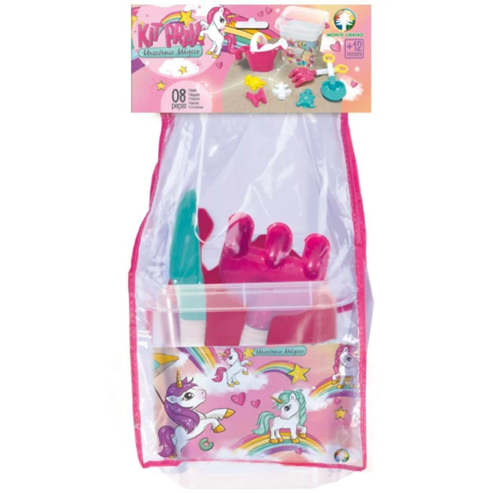 Baldinho De Praia Unicornio Magico Kit De Praia Monte Libano - imagem 3