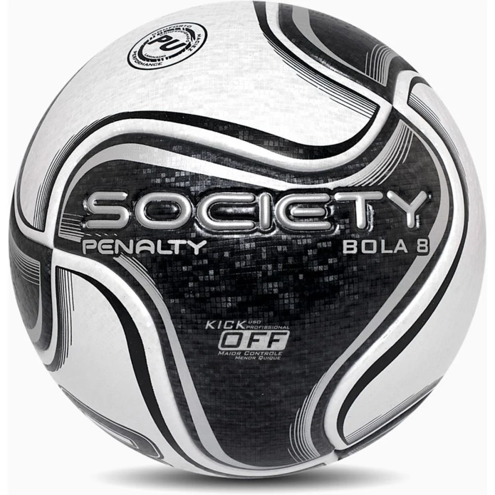 Bola De Futebol Society 8 X Bc-Pt Penalty - imagem 2