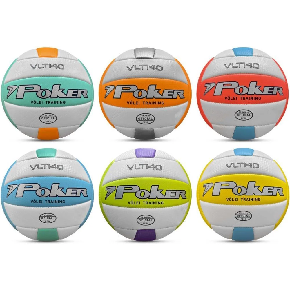 Bola De Volei Training Vlt 140 Pvc (S) Poker - imagem 2