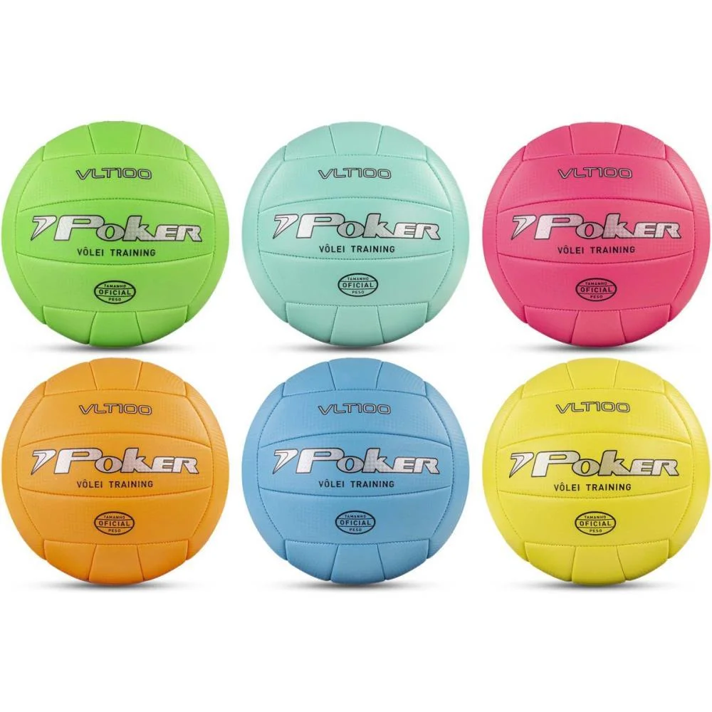 Bola De Volei Training Vlt 100 Pvc (S) Poker - imagem 3