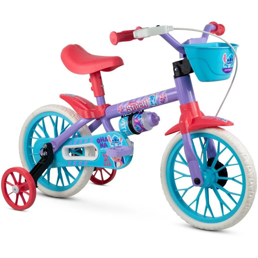 Bicicleta Infantil Aro 12 Stitch Nathor - imagem 3