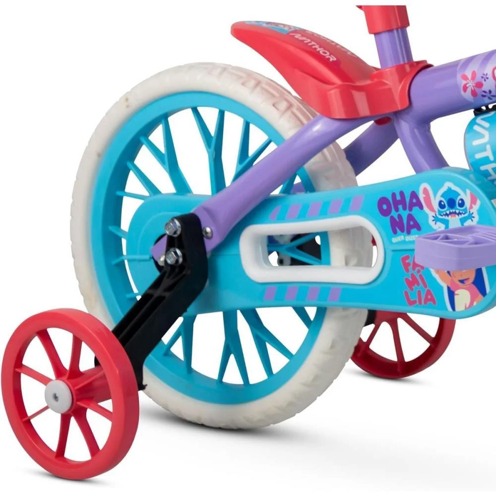 Bicicleta Infantil Aro 12 Stitch Nathor - imagem 5