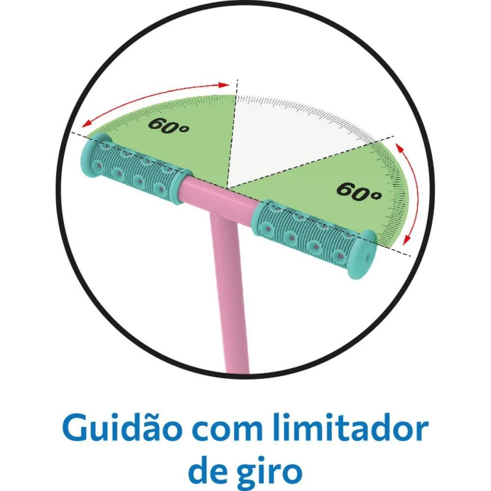Patinete Meu 1º Patinete Rs/Ll Até 50Kg Bandeirante - imagem 6