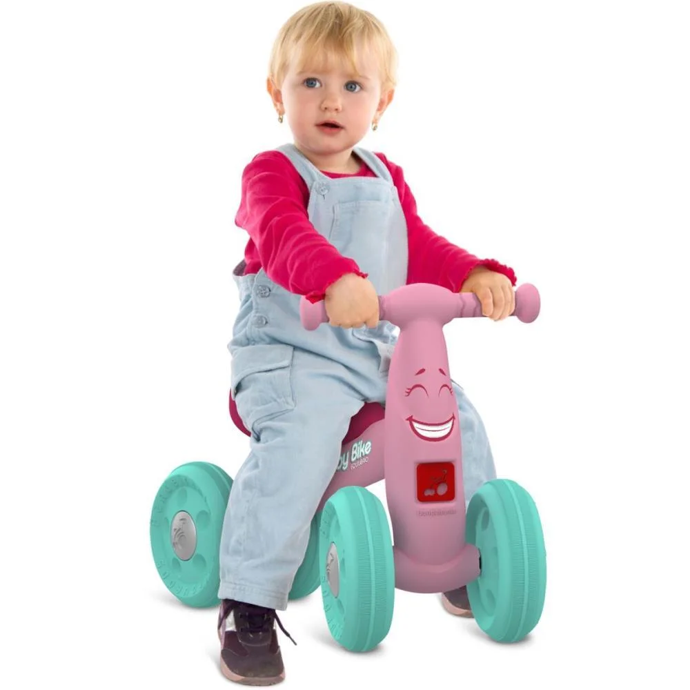 Bicicleta Infantil Baby Bike Equilibrio Rosa Bandeirante - imagem 4