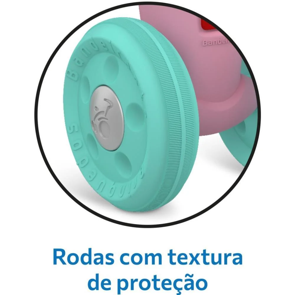 Bicicleta Infantil Baby Bike Equilibrio Rosa Bandeirante - imagem 6