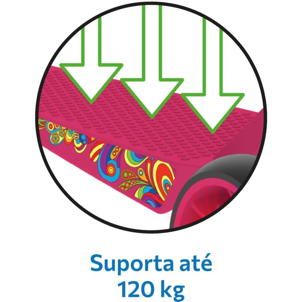 Patinete Skatenet Max Led Pink Bandeirante - imagem 7