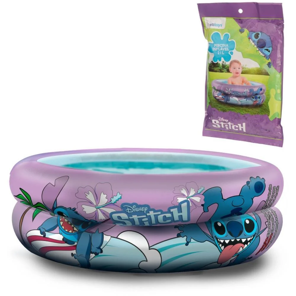 Piscina Stitch Redonda 21L. Etitoys - imagem 4
