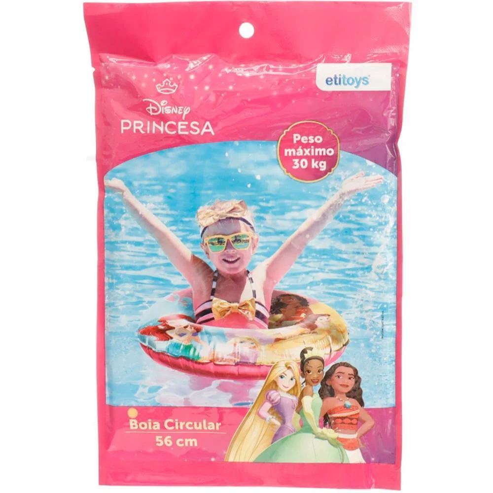 Boia Inflavel Princesa Boia Circular 56Cm Etitoys - imagem 4