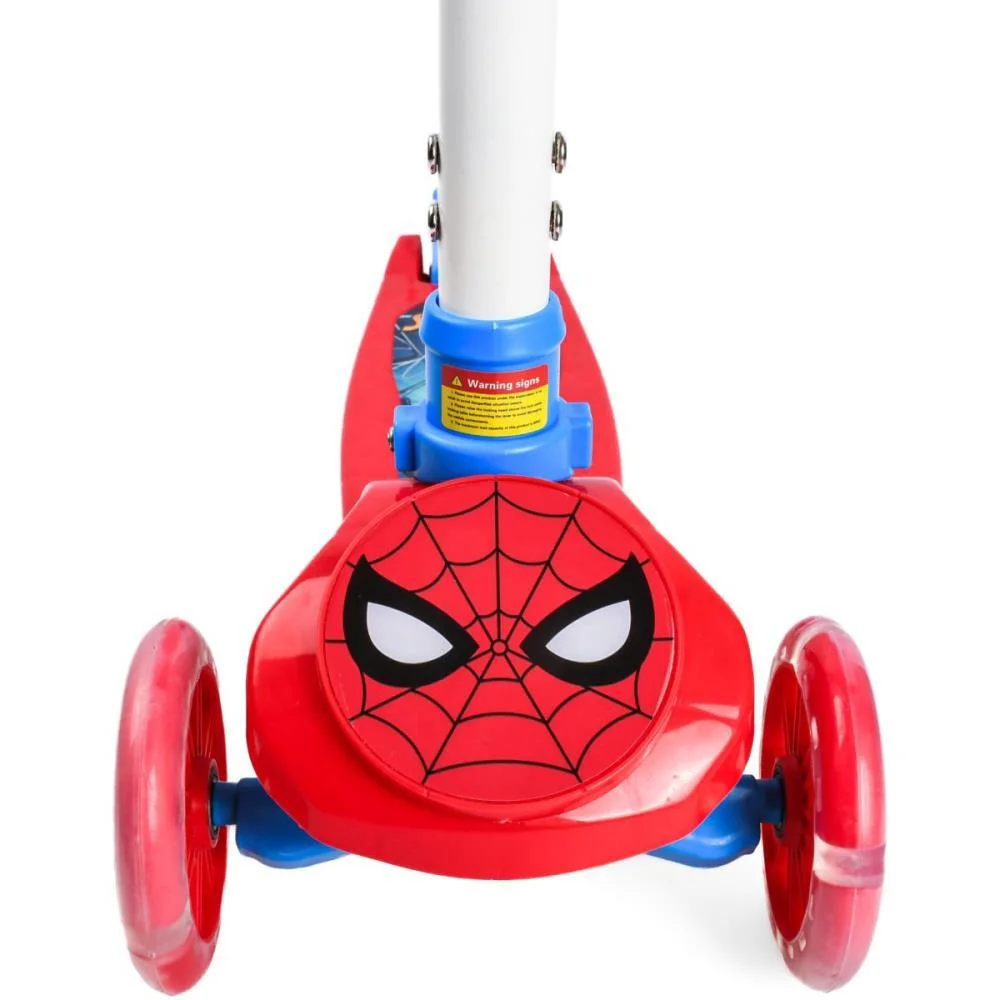 Patinete Spider Man 3 Rodas 3D C/Led Bbr - imagem 4