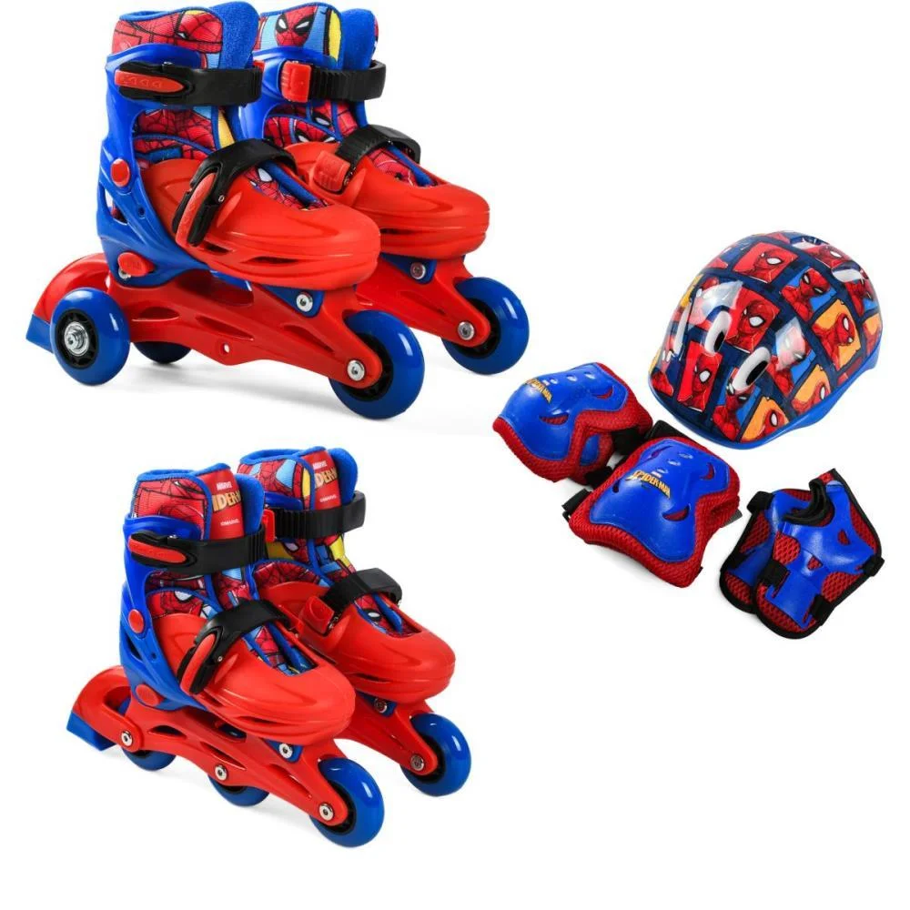 Patins Spider Man 28-31 Kit Protecao Bbr (Kit) - imagem 2