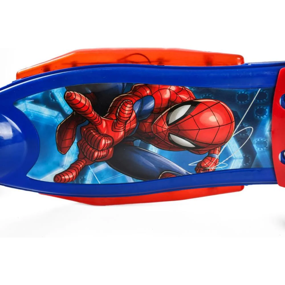 Patinete Spider Man C/Luz/Som/Cestinha Bbr - imagem 4