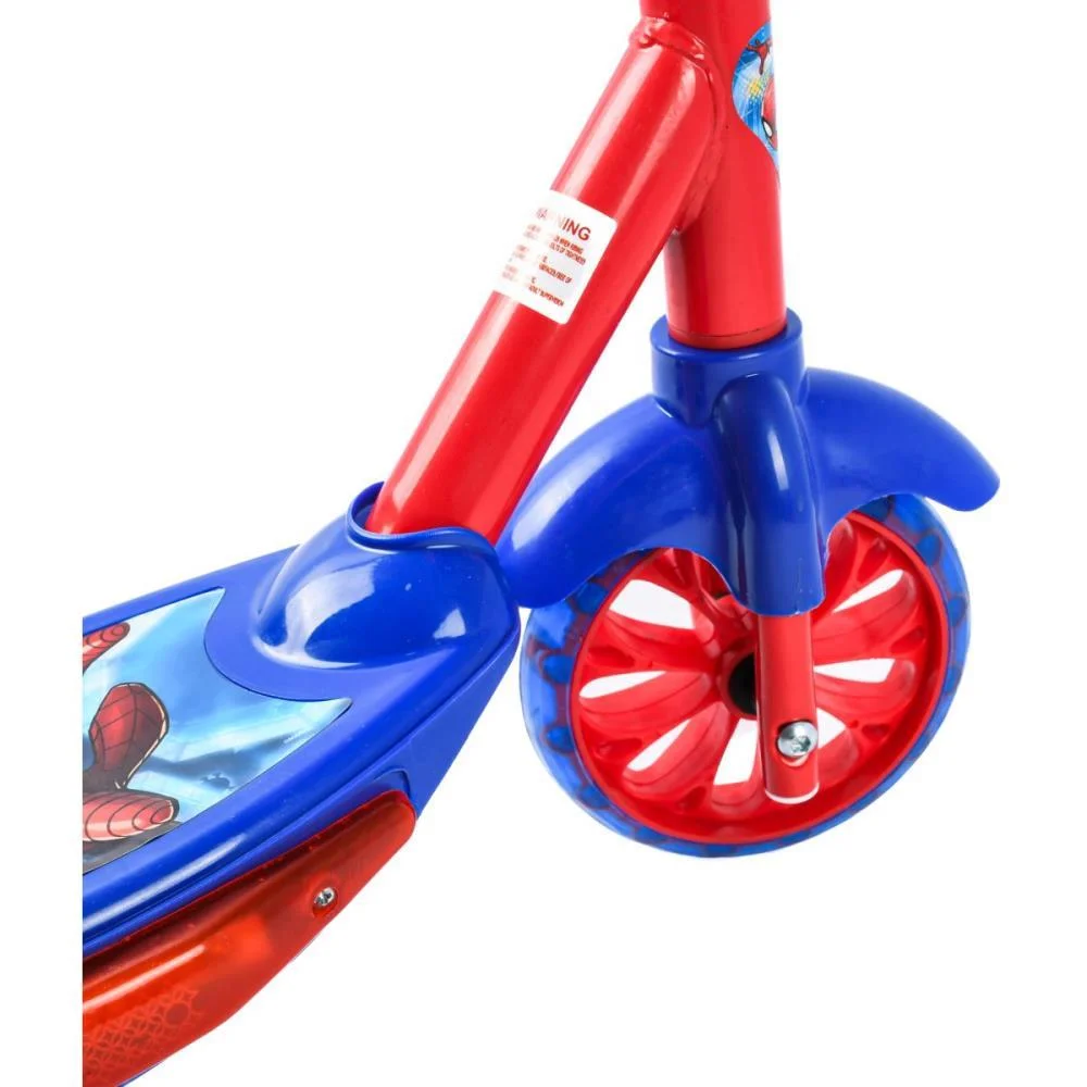 Patinete Spider Man C/Luz/Som/Cestinha Bbr - imagem 5
