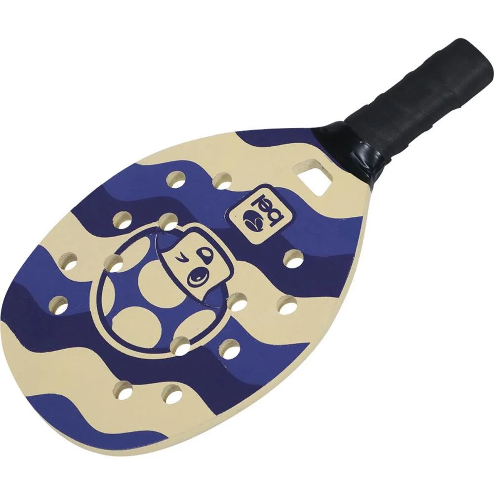 Raquete Beach Tennis Kit 2Raquetes+1Bolinha Cogumel Bel - imagem 3