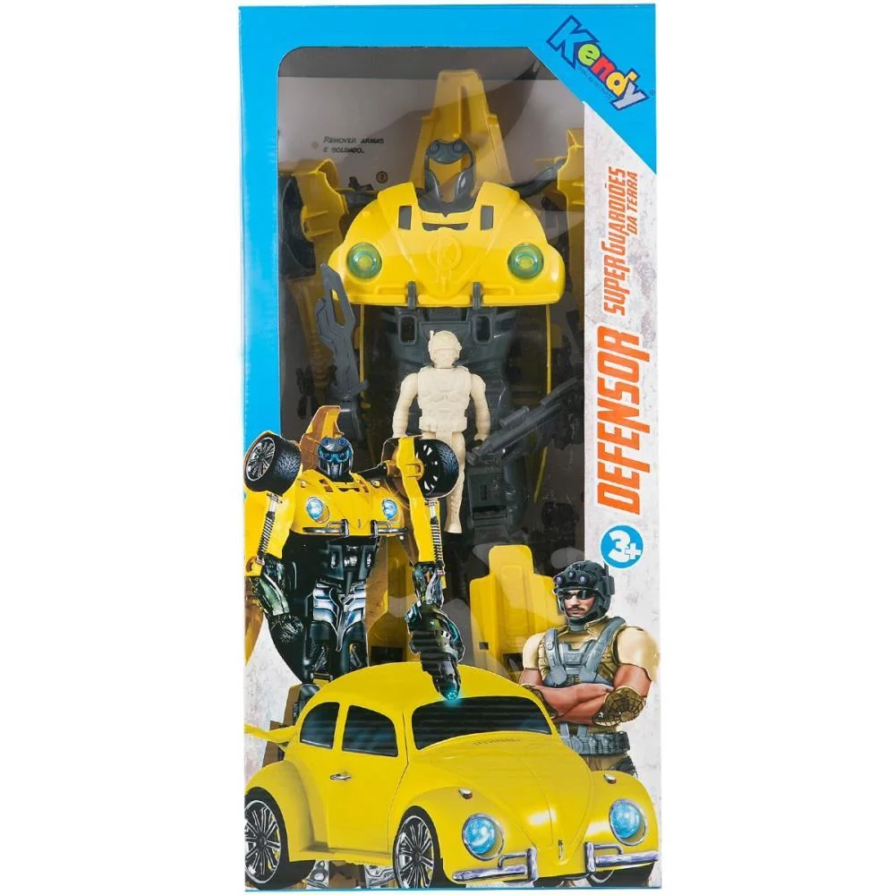 Robo Guardioes Da Terra 21X10X44Cm Kendy Brinquedos - imagem 7