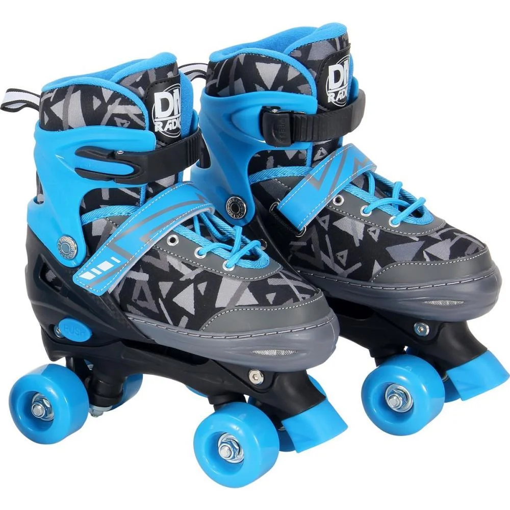 Patins Kit Roller Ajust. Azul N.30-33 Dm Toys - imagem 2