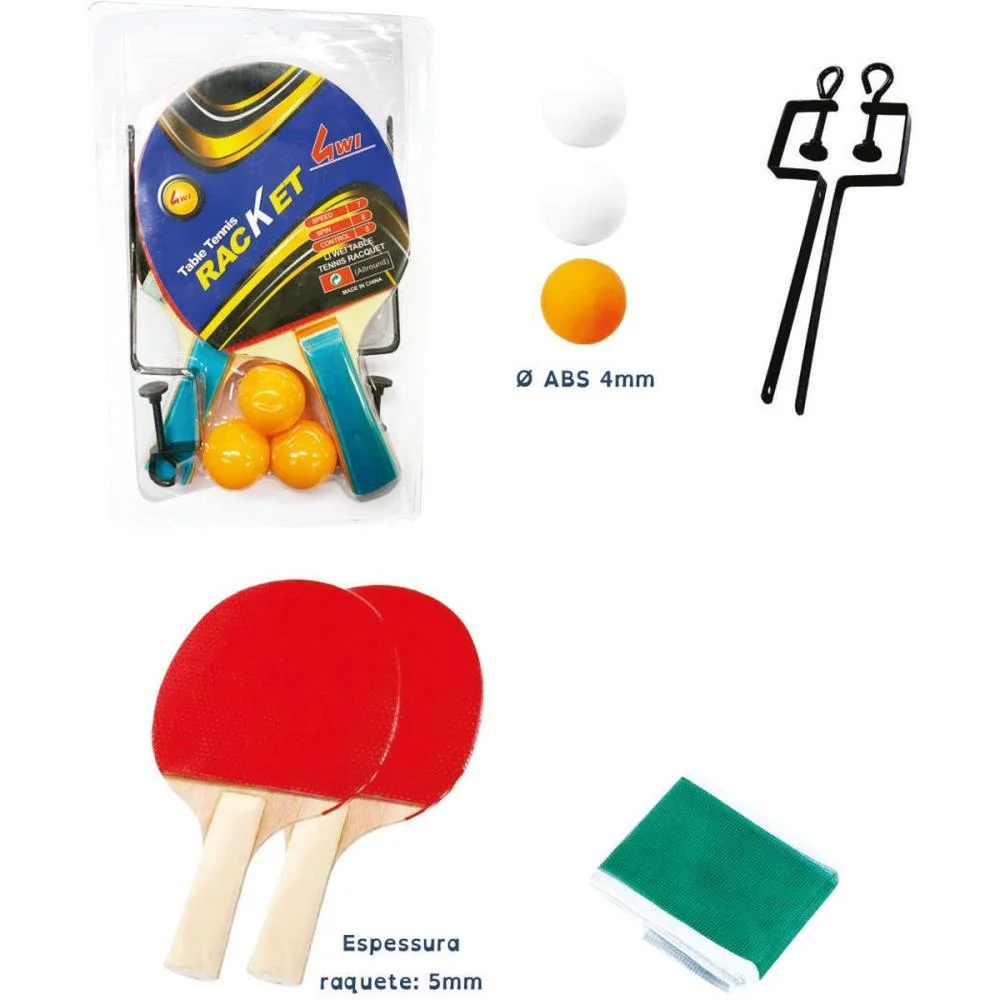 Raquete Para Ping Pong Ping Pong Kit 8Pcs Toy Mix - imagem 3