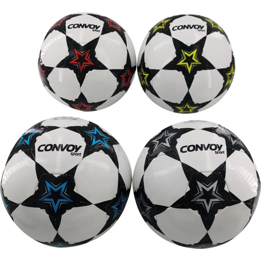 Bola De Futebol De Campo Convoy Sport N.5 Pvc Sortida Yins - imagem 3