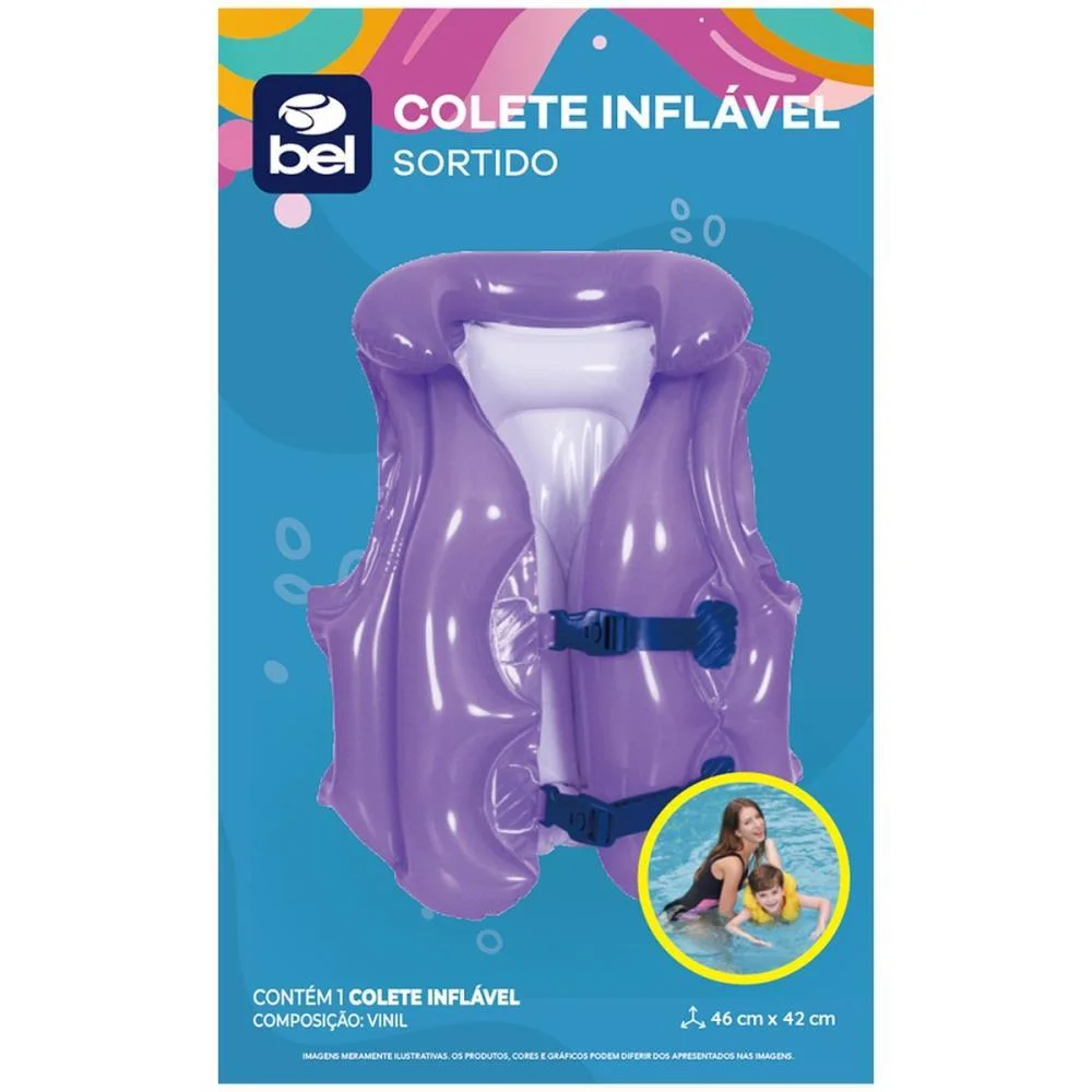 Colete Inflavel Infantil Splash 46X42Cm (S) Bel - imagem 5