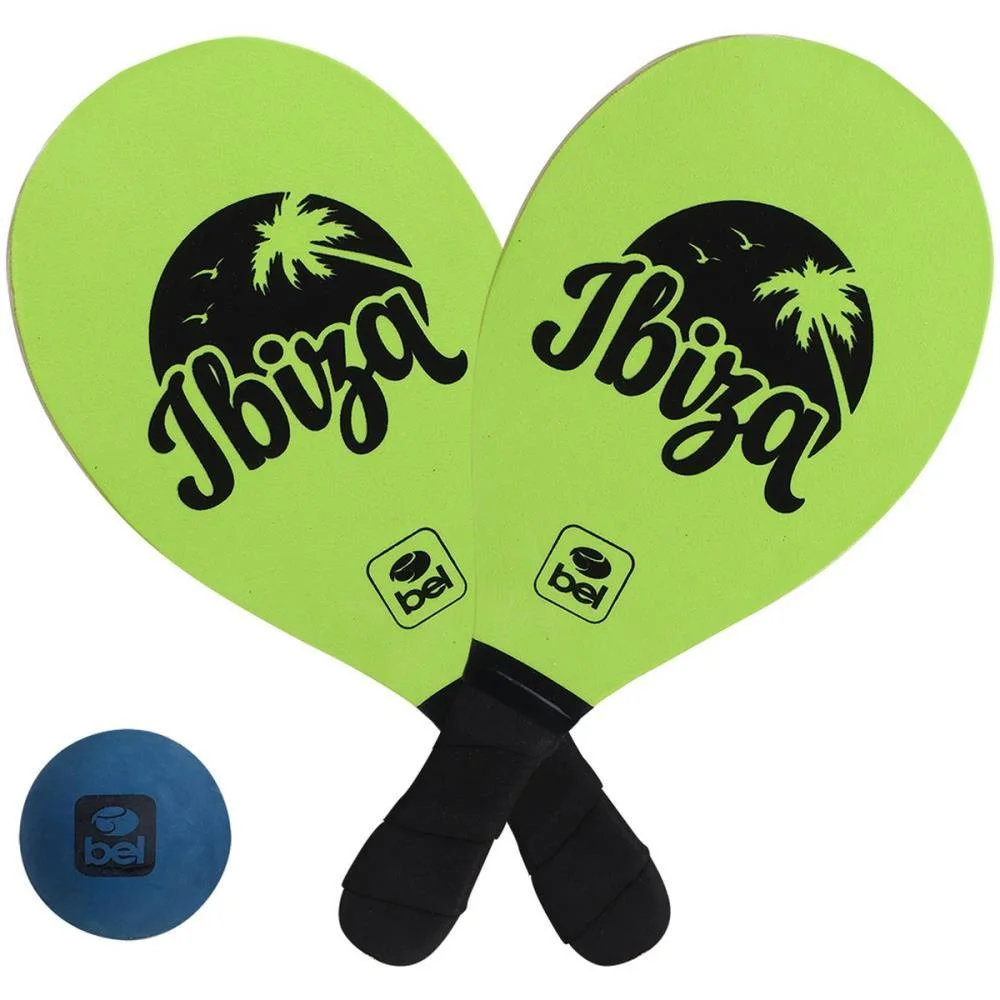 Raquete Beach Tennis Kit 2Raquetes+Bolinha Ibiza (S Bel - imagem 11