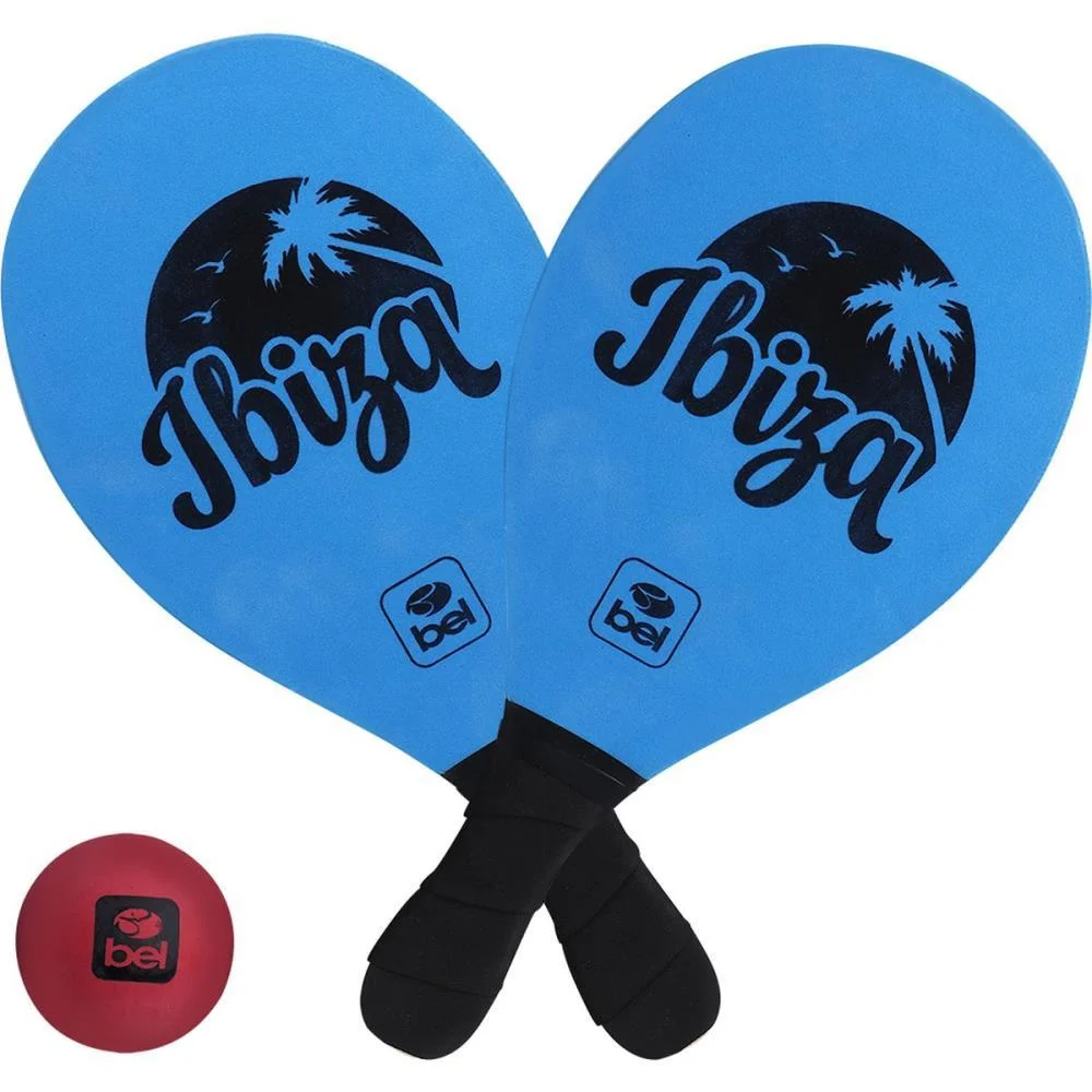 Raquete Beach Tennis Kit 2Raquetes+Bolinha Ibiza (S Bel - imagem 8