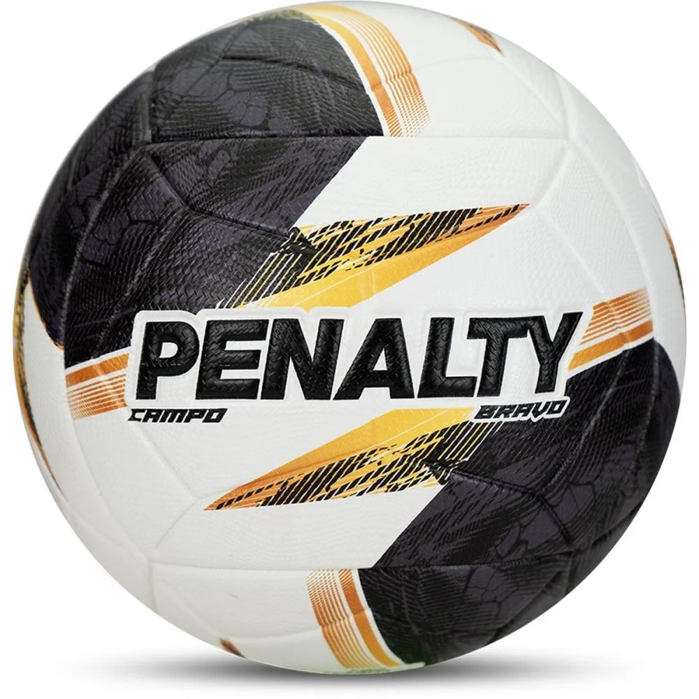 Bola De Futebol De Campo Bravo Xxv Br-Pt-Do Penalty - imagem 6
