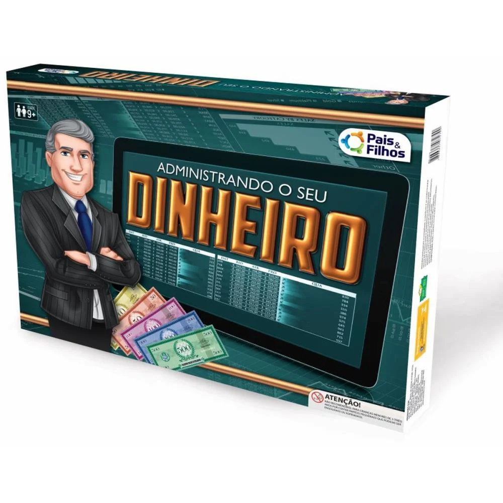 Jogo De Tabuleiro Administrando O Seu Dinheiro Pais E Filhos - imagem 4