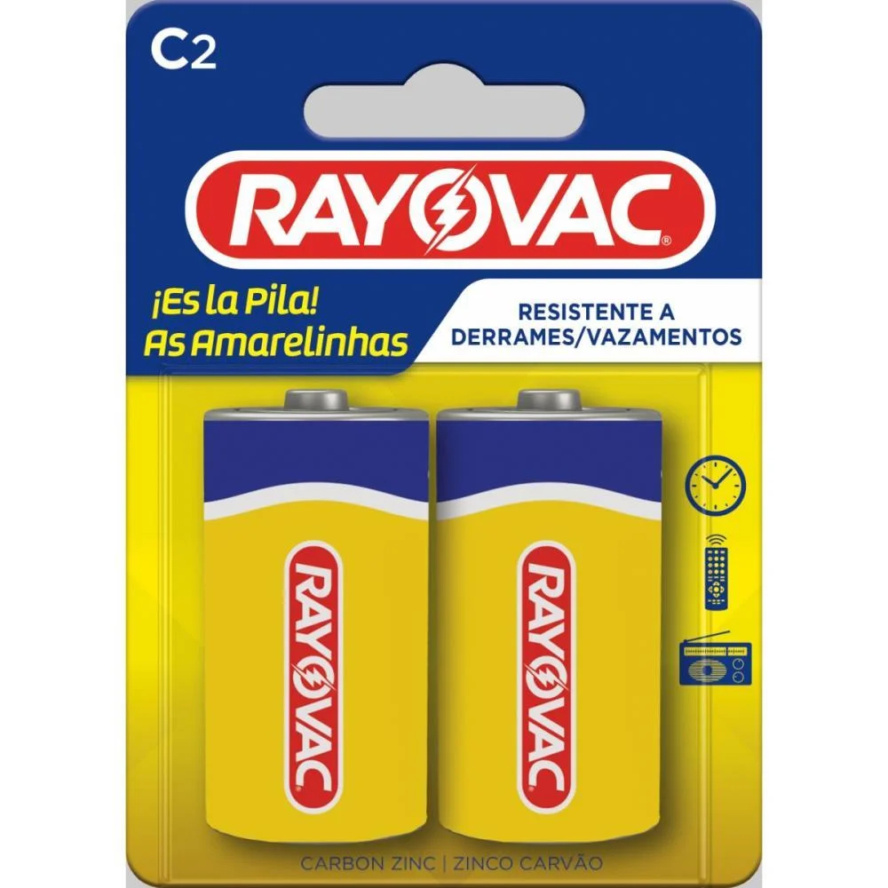 Pilha Zinco Media C Rayovac (Bl.c/02) - imagem 3