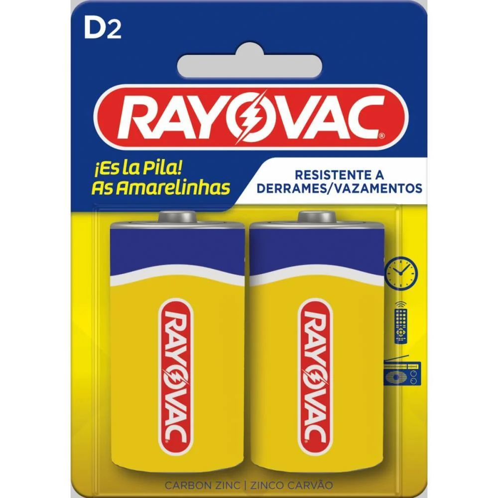 Pilha Zinco Grande D Rayovac (Bl.c/02) - imagem 3