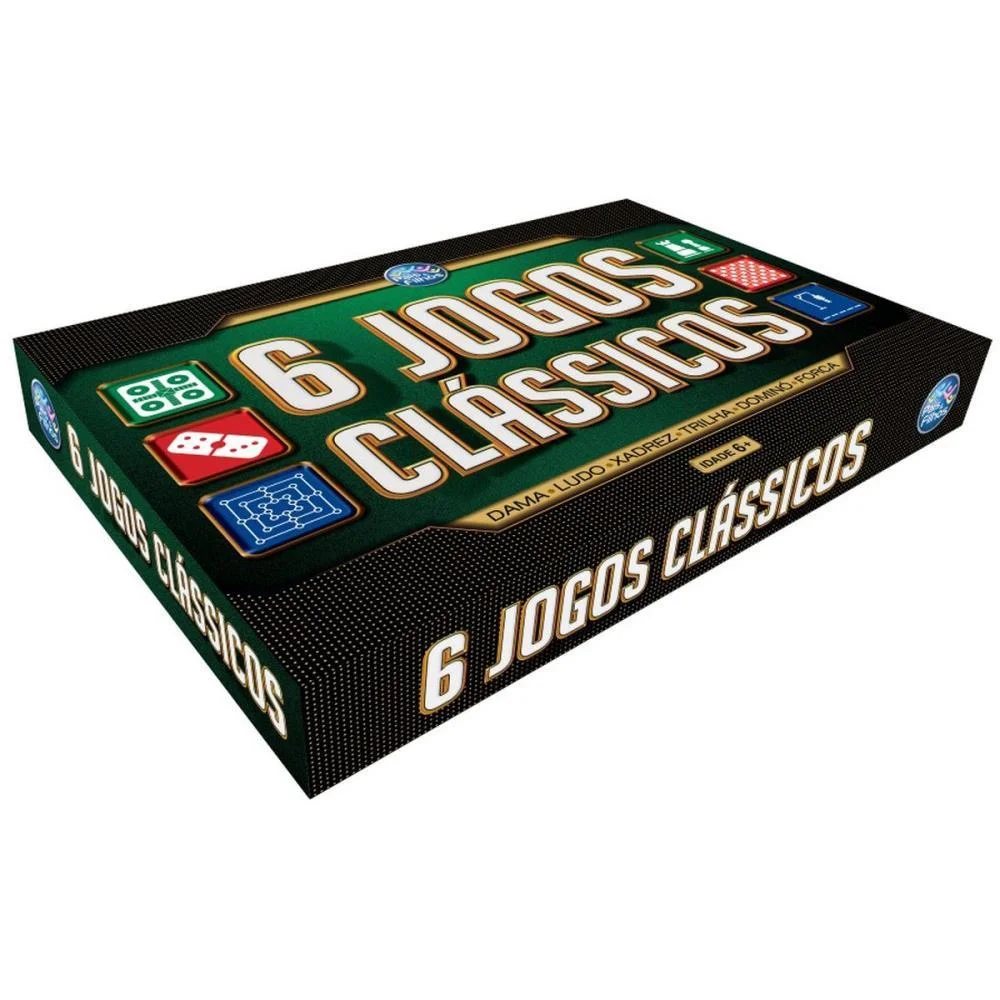 Jogo De Tabuleiro 6 Jogos Classicos Pais E Filhos - imagem 9