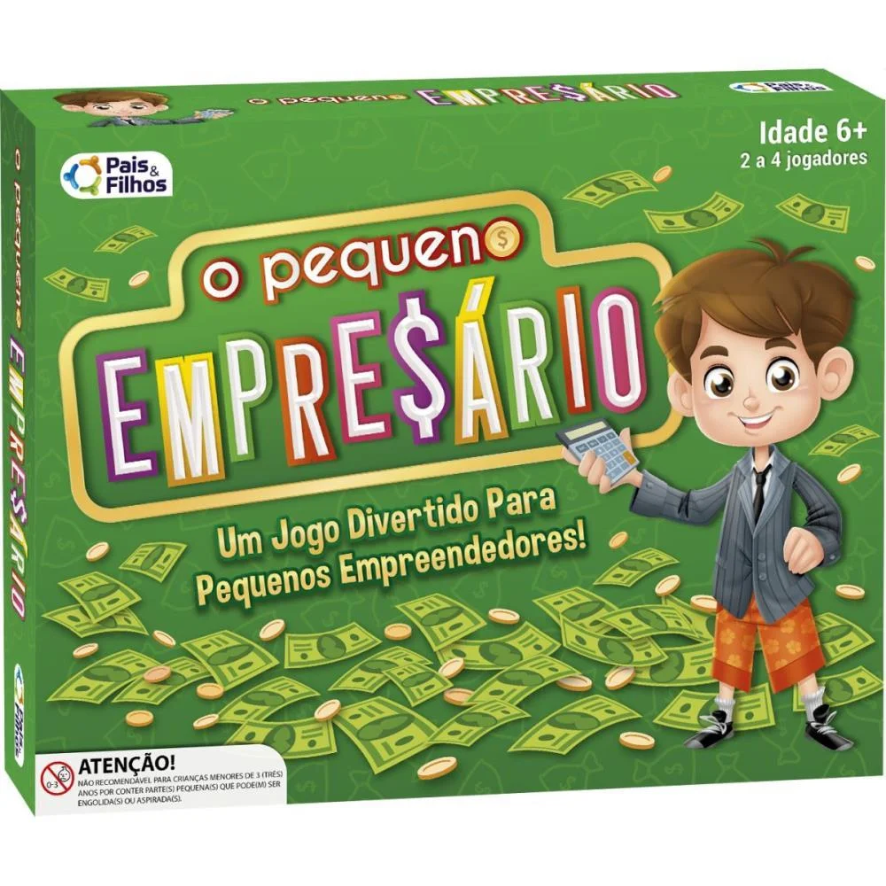 Jogo De Tabuleiro O Pequeno Empresario Pais E Filhos - imagem 2