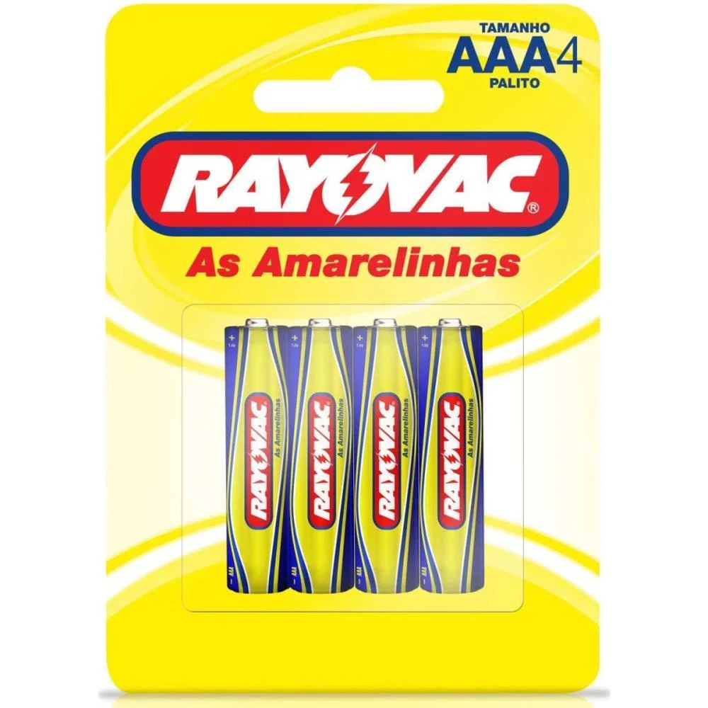 Pilha Zinco Palito Aaa Rayovac (Bl.c/04) - imagem 3