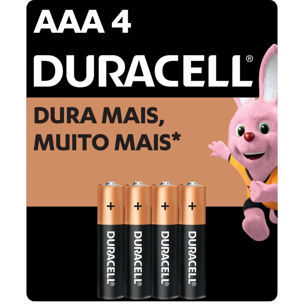 Pilha Alcalina Palito Aaa 12 Blisters X 4 Un. Duracell (Caixa) - imagem 4