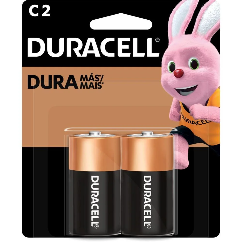 Pilha Alcalina Media C 8 Blisters X 2 Un. Duracell (Caixa) - imagem 3