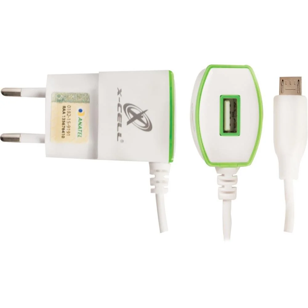 Carregador Celular De Parede Ultra Rapido Micro Usb 2.0 A C Flex - imagem 2