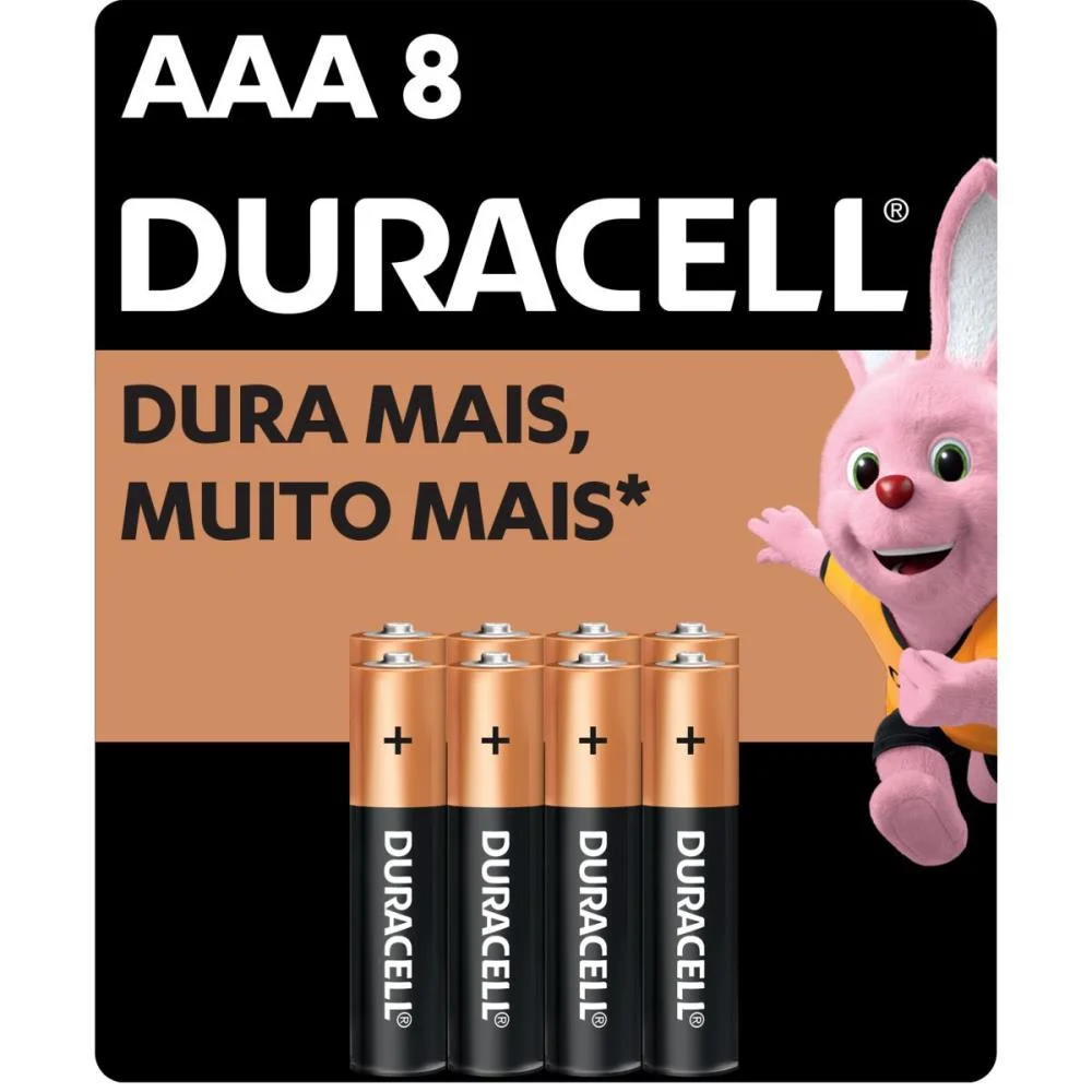 Pilha Alcalina Palito Aaa 12 Blisters X 8 Un. Duracell (Caixa) - imagem 5
