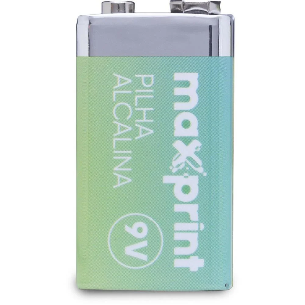 Pilha Bateria 9V Alcalina Maxprint (Blister) - imagem 2
