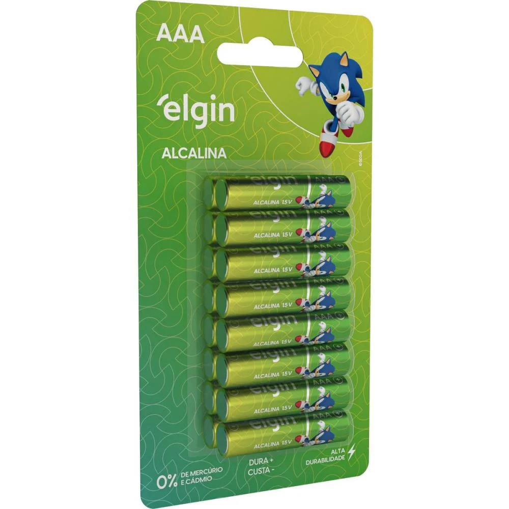 Pilha Alcalina Palito Aaa Elgin (Bl.c/16) - imagem 2