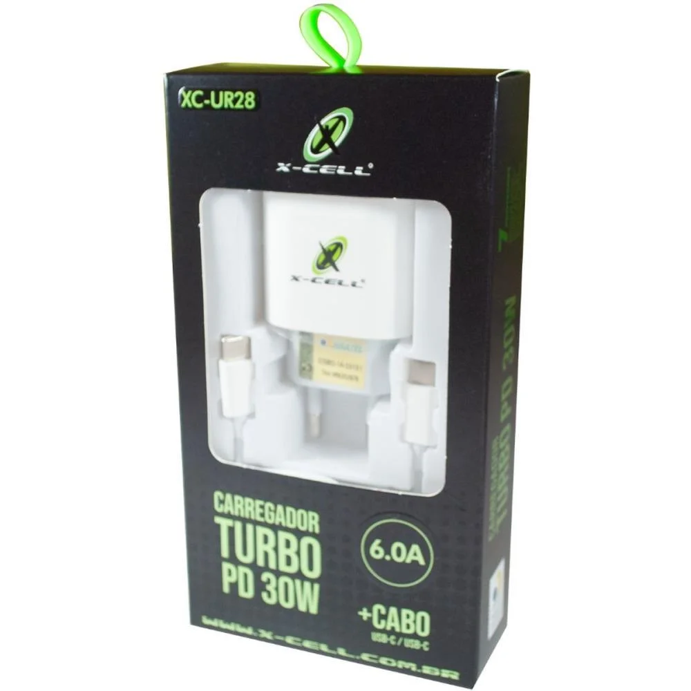 Carregador Celular De Parede Turbo Pd Usb-C+Cabo Usb-C 6.0A Flex - imagem 4